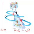 thumbnail image 2 of Penguin Slide Race Track Set with Lights and Music for Kids, 2 of 4
