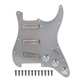 thumbnail image 2 of AMONIDA Electric Guitar Decoration Prewired Pickguard, SSS Loaded Pickguard, For Electric Guitar Musical Instrument Accessory, 2 of 8