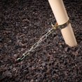 thumbnail image 2 of Metal Ground Anchor Kit - 4pcs Auger-Style 12 3/4" ea. All Hardware Included. Easy Assembly, Strong and Durable. for Backyard Swing Sets, Trampolines, Yard Furniture, by a USA Company, 2 of 4