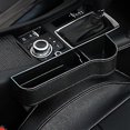 thumbnail image 1 of Dinohhi 2 Pack Copilot ABS Car Seat Spacer Organizer, Black, 1 of 3
