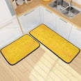 thumbnail image 7 of 2-Piece Kitchen Rugs Set Non-Slip Mats Carpet Floor for Kitchen, Bathroom (19.7"x27.6" & 19.7"x47.2") Confetti and Stars Scattered, 7 of 7