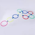 thumbnail image 6 of 10 Hoops 10 Connectors Hopscotch Ring Set Bright Colors Snap-on Outdoor Toy for Boys Girls Backyard Summer Activities with Storage Bag, 6 of 7