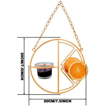 Artrylin Portable Feeding Bracket,Bird Feeders,Outdoor Garden Oriole Bird Feeder, Fruit Hummingbird Grape Jelly