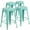 Mint Green, variant on Flash Furniture Commercial Grade 24" High Backless Mint Green Indoor-Outdoor Counter Height Stool 4