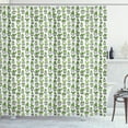 thumbnail image 1 of Ambesonne Cactus Shower Curtain, Succulent Houseplants, 69"Wx75"L, Grey Apple Green, 1 of 3