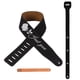 thumbnail image 2 of Correa de guitarra de cuero PU ajustable para accesorios de guitarra eléctrica acústica de bajo Rosa negro perfke correa de bajo, 2 of 4