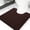 Brown, variant on Tripumer Chenille U-Shaped Mat Toilet Counter Rug 20 x 20 inch Bathroom Rug Bathroom Mat Extra Soft Bathroom Rugs Bathroom Water Absorbent Machine Washable Olive Green
