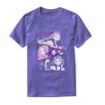 thumbnail image 1 of Moonsky Camiseta unisex Huntrix Dem-0n, colores cómodos, camiseta Huntrix para niñas, camiseta Mira Rumi Joey, merchandising, regalo juvenil para fans del K-pop (Morado XS), 1 of 3