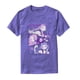 thumbnail image 1 of Moonsky Camiseta unisex Huntrix Dem-0n, colores cómodos, camiseta Huntrix para niñas, camiseta Mira Rumi Joey, merchandising, regalo juvenil para fans del K-pop (Morado S), 1 of 4
