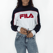 Fila Cop Top Ls Womens Active Shirts & Tees Size Xs, Color: Blue/White/Red