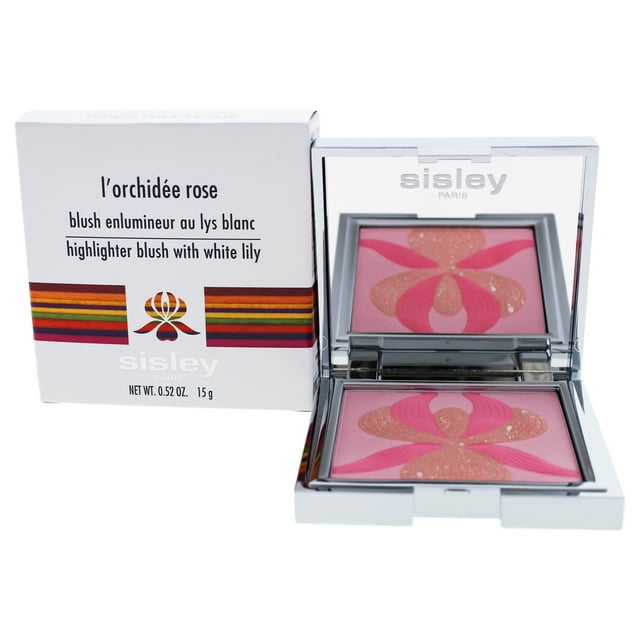 Rubor iluminador LOrchidee con lirio blanco - 2 rosas de Sisley para mujeres - Maquillaje de 0,52 oz