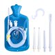 thumbnail image 1 of Kit de Enema, bolsa de Enema, manguera larga de silicona, 5 puntas reutilizables de varios tamaños, flujo de agua controlado para enemas de limpieza de desintoxicación de Colon, 1 of 7