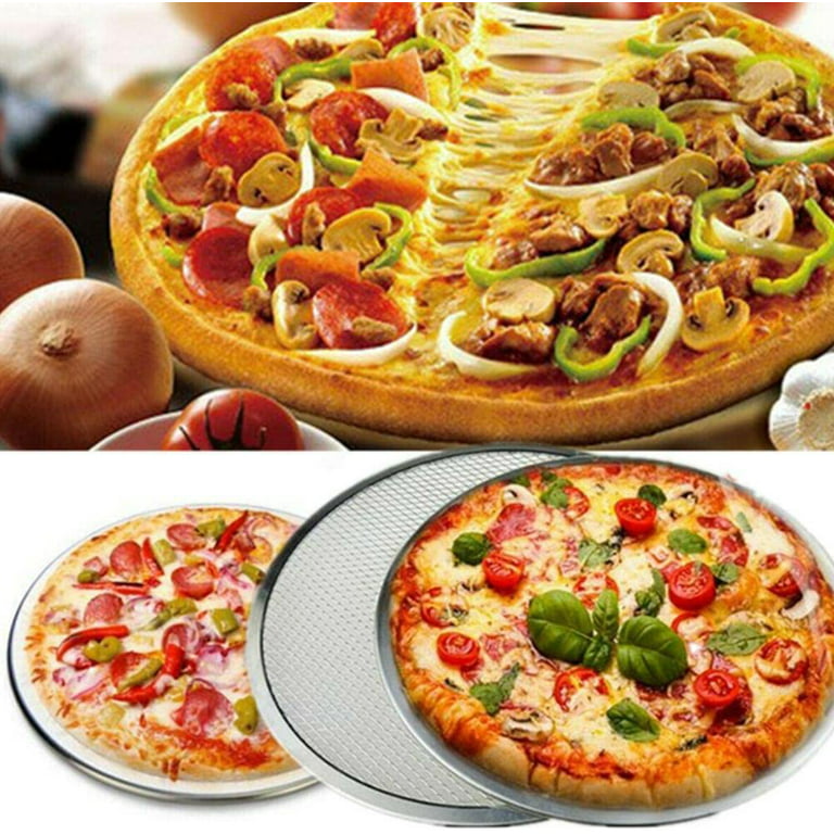 NOGIS 1 Pieces Seamless Round Pizza Screen, 18 inch Aluminum Mesh