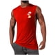 thumbnail image 1 of Camisetas de Algodón de Cuello Alto para Mujeres Pullover Deportivo de Alta Elasticidad sin Mangas, Cuello Redondo Tanque de Fitness para Entrenamientos Y Ocasional, 1 of 5