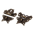 thumbnail image 3 of Uxcell Wooden Case Box Butterfly Shape Hasp Lock Latch Bronze Tone 5pcs, 3 of 4