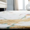 thumbnail image 4 of SAFAVIEH Soho Agnes Abstract Wool Area Rug, Ivory/Multi, 8'3" x 11', 4 of 6