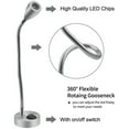 thumbnail image 4 of 12V LED Wall Light LED Spotlight Reading Light Switch Camper Caravan RV RV Warm Lights (2 Pieces), 4 of 5
