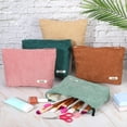 thumbnail image 4 of Bolsas de maquillaje Sherr, 9 unidades, bolsa de pana para cosméticos, 25 x 18 cm, 4 of 7