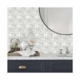 thumbnail image 3 of RoomMates White Faux Tin Peel And Stick Tile Backsplash, 3 of 3