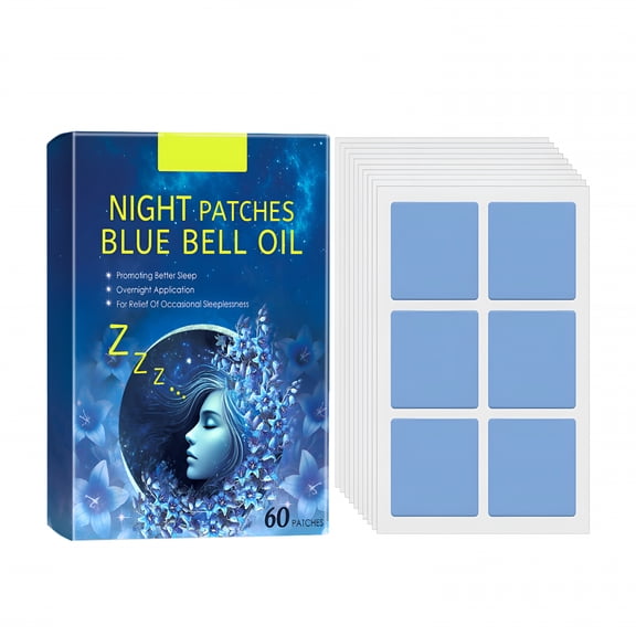 QARUN Sleep Patches for Adults Extra Strength,60 Count Natural Deep Sleeping Aids Support for Women & Men,Long Lasting Night Comfort