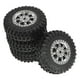thumbnail image 4 of Paquete de 4 neumáticos para coche RC MN99S 1/12, piezas de repuesto esenciales para bricolaje Plata, 4 of 8