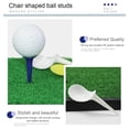 thumbnail image 3 of Toystoory tee de golf de plástico forma de silla profesional portátil titular de la bola de aprendizaje actividad exterior tees de golf accesorios rojo Golf Amarillo Toystoory OD021177-02, 3 of 6