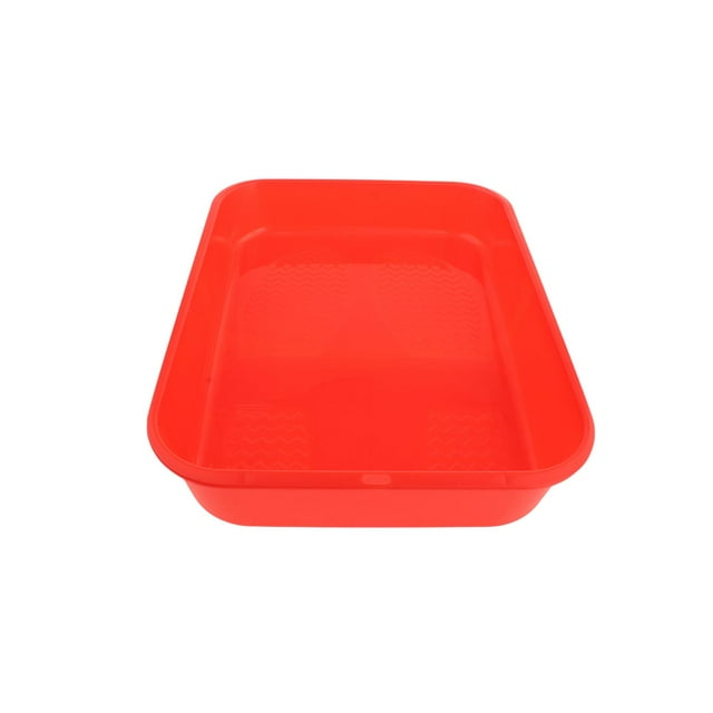 Colaxi Car Shoes Storage Tray Auto Hidden Storage Box Easy to Use Tidying Container Red
