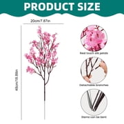 FXMLRLK 1 Bundle Artificial Flowers Gypsophila Bouquets Bulk Real Touch Fake Silk Flowers for Home Wedding DIY Floral Arrangement Kitchen Table Centerpiece Festival Decoration, Gray