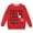 1-Red1204, variant on Kiijoy Toddler Girls Sweatshirt Letter Print Crew Neck Pullover Sweatshirt, Sizes 3-4