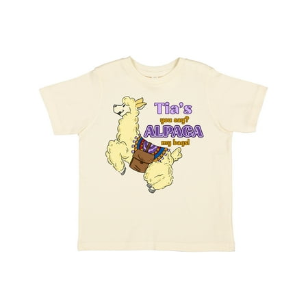

Inktastic Tia s You Say ALPACA My Bags with Cute Jumping Alpaca Gift Toddler Boy or Toddler Girl T-Shirt