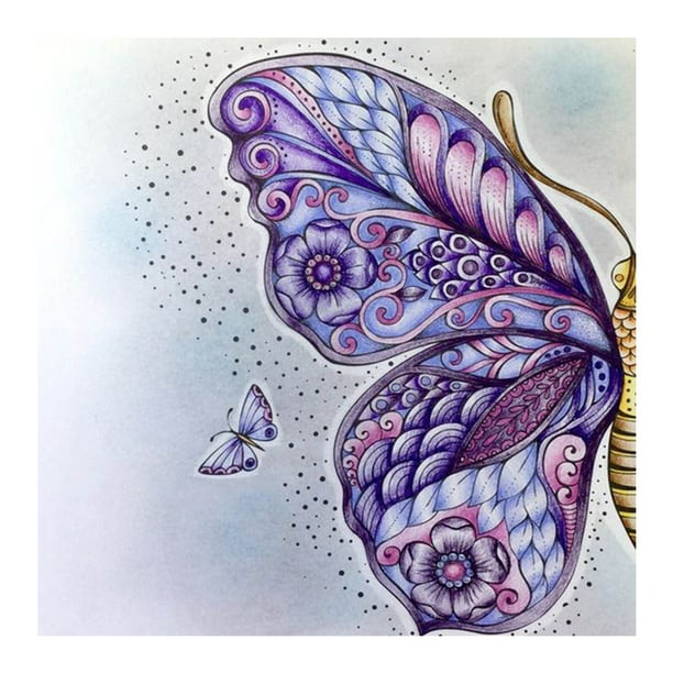 Pintura al óleo pintada a mano por números Kit de regalo de decoración de pared con dibujo de mariposa DIY Tmvgtek decoración de arte en el hogar