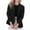 Black, variant on NARABB Women's Suit Blazers Jackets Suit Long Sleeve Open Front With Button Pockets For Business Office