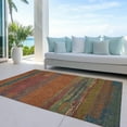 thumbnail image 6 of Addison Rugs Chantille Indoor/Outdoor Transitional Geometric, Abstract Terracotta Washable Rectangle Rug, 10' x 14', 6 of 6