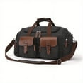 thumbnail image 5 of Large-capacity Wear-resistant Canvas Luggage Bag One-shoulder Diagonal Travel Backpack, 5 of 5