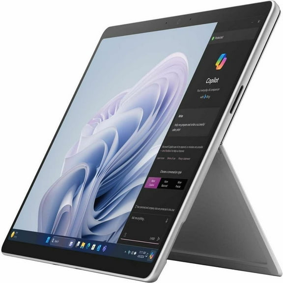 Microsoft Surface Pro 10 13" 120Hz 2-In-1 Wi-Fi   5G Tablet, Intel Core Ultra 7-165U 1.7GHz, 32GB RAM, 512GB SSD, Windows 11 Pro, Platinum, TAA Compliant