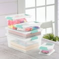 thumbnail image 5 of 8-Pack  Storage Boxes for Crafts, Office & Supplies - Medium Size, 5 of 8