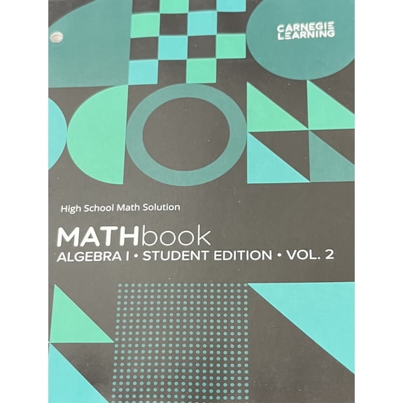 MATHbook: Algebra 1 Vol 2 High School Math Solution (Student Edition)