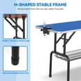 thumbnail image 4 of Dextrus 42" Dog Grooming Table, Foldable Home Pet Bathing Station Table with Adjustable Arm, Non-Slip Desktop, Storage Tray& Noose, Blue, 4 of 5