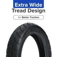 thumbnail image 6 of AlveyTech 12-1/2"x2-1/4" Wide Tread Tire for Scooters - Replacement (57-203/62-203) Pneumatic Tire KF821 Wide Tread for Stability & Traction, 6 of 9
