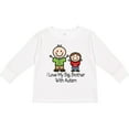 thumbnail image 3 of Inktastic I Love My Brother with Autism Girls Long Sleeve Toddler T-Shirt, 3 of 5