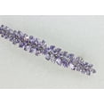 thumbnail image 3 of Faship Gorgeous Lavender CZ Crystal floral Hair Barrette Clip, 3 of 4