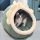 thumbnail image 1 of Xihbxyly Caseta Semicerrada para Perros, Diseño de Arena Bonito, Material Cálido y Cómodo, Base Impermeable y Antideslizante, Espacio de Descanso para Mascotas, Decoración Acogedora para El Hogar, Fá, 1 of 6