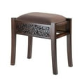 thumbnail image 1 of Home Locomotion Tabouret de Pied Rembourré en Bois Rectangle, 1 of 2