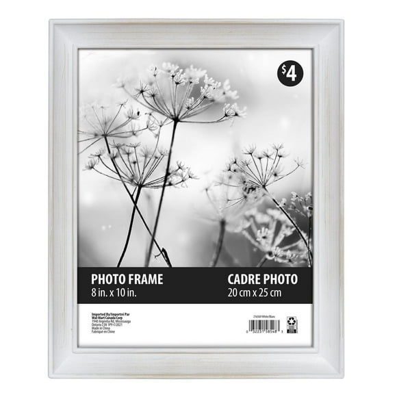Nikolai White Picture Frame, 8" x 10"