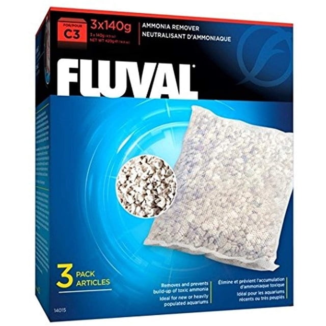 Almohadilla de poliespuma Filter Fluval C3, paquete de 3 para acuario