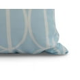 thumbnail image 2 of Simply Daisy, 18 x 18 inch, Ovals Go \'Round Geometric Print Pillow, Pale Blue, 2 of 2