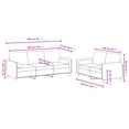 thumbnail image 4 of vidaXL 2 Piece Sofa Set with Pillows Light Grey Velvet, 4 of 5