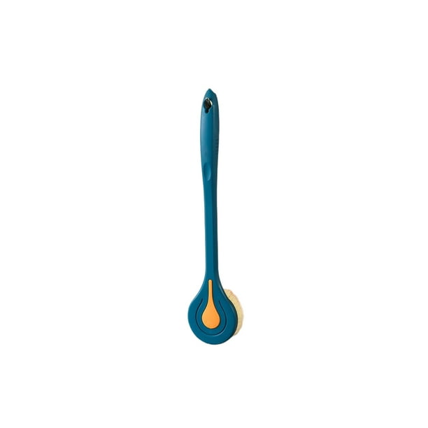 Bewildely Cepillo de ducha con cerdas, cepillos sólidos sin rebabas, baño, piel muerta, limpieza corporal, removedor de Peeling, suministro Juegos de accesorios de baño Azul