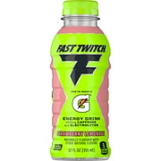 Fast Twitch Energy Drink Gatorade, Strawberry Lemonade, 12 oz, 1 Count Bottle