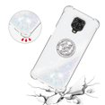 thumbnail image 5 of Funda para Xiaomi Redmi Note 9S/Note 9 PRO con Brillo Líquido Flotante, Purpurina, Parachoques y Anillo Giratorio Soporte, 5 of 5
